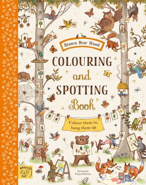 Cover for Brown Bear Wood: Colouring and Spotting Book: Colour them in, hang them up! - Brown Bear Wood (Paperback Book) (2023)