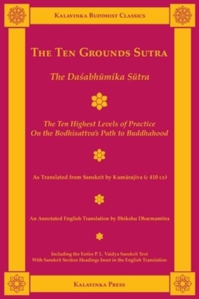 Cover for Kumarajiva · The Ten Grounds Sutra (Paperback Book) (2019)