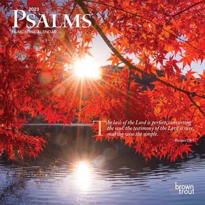 Cover for Browntrout · Psalms 2023 Mini 7x7 (Calendar) (2022)