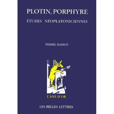 Cover for Pierre Hadot · Plotin, Porphyre (Book) (1999)