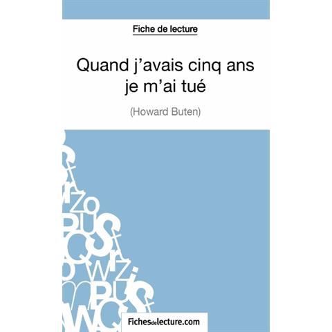 Cover for Grégory Jaucot · Quand j'avais cinq ans je m'ai tue d'Howard Buten (Fiche de lecture) (Paperback Book) (2014)