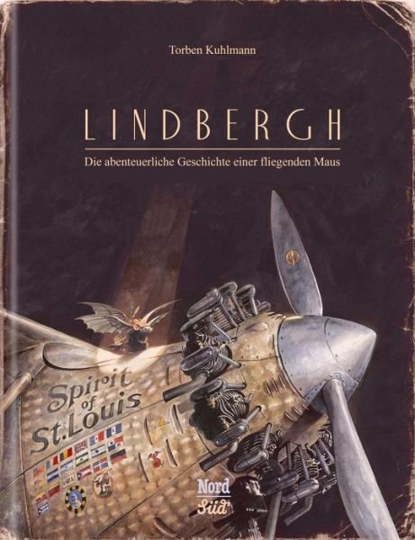 Cover for Torben Kuhlmann · Lindbergh: Die abenteuerliche Geschichte einer fliegenden Maus (Inbunden Bok) (2015)