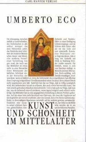 Cover for Umberto Eco · Kunst Und SchÃ¶nheit Im Mittelalter (Book)