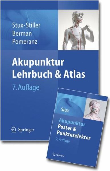 Cover for Gabriel Stux · Akupunktur - Lehrbuch Und Poster (Paperback Book) [German, 7. Aufl. edition] (2008)