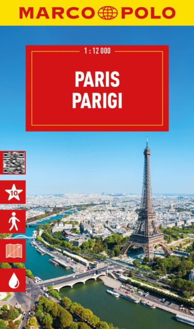 Paris Marco Polo City Map: Pocket size,detailed map of Paris - Marco Polo Maps - Marco Polo - Kirjat - MAIRDUMONT GmbH & Co. KG - 9783575022103 - keskiviikko 18. kesäkuuta 2025