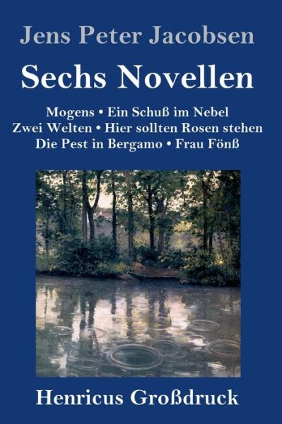 Cover for Jens Peter Jacobsen · Sechs Novellen (Gebundenes Buch) (2019)