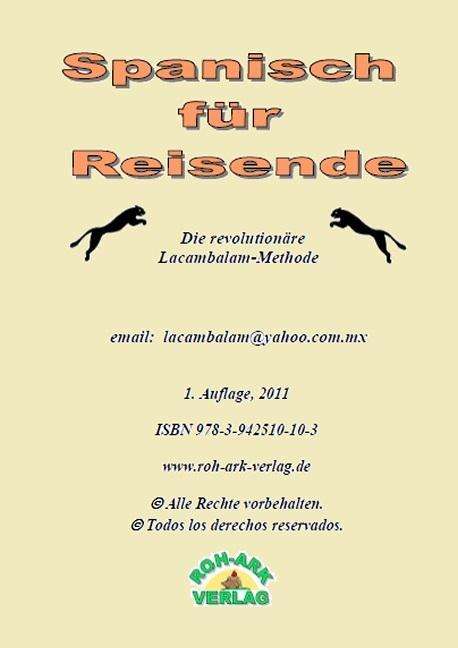 Cover for Rohark · Spanisch für Reisende (Book)