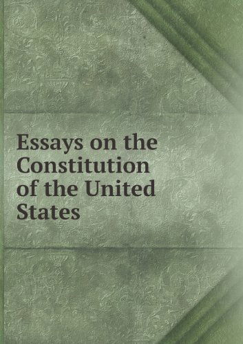 Cover for Paul Leicester Ford · Essays on the Constitution of the United States (Paperback Book) (2013)