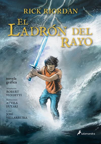 Cover for Rick Riordan · El ladron del rayo. Novela grafica / The Lightning Thief: The Graphic Novel (Hardcover Book) (2014)