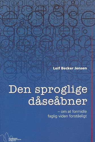Cover for Leif Becker Jensen · Den sproglige dåseåbner (Hæftet bog) [1. udgave] (2001)