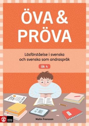 Cover for Malin Fransson · Öva &amp; Pröva åk 4 Läsförståelse i svenska och svens (Bog) (2023)