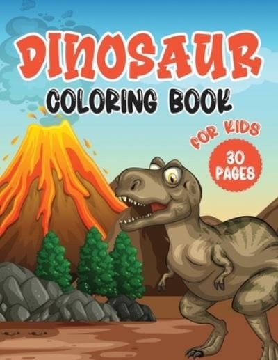Cover for Independently Published · Dinosaur coloring book for kids (Paperback Book) (2021)