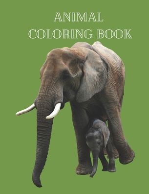 Cover for Anima Vero · Animal Coloring Book (Paperback Book) (2020)