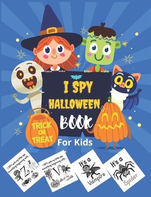 Cover for Trendy Art · I Spy Halloween Book For Kids (Paperback Book) (2020)