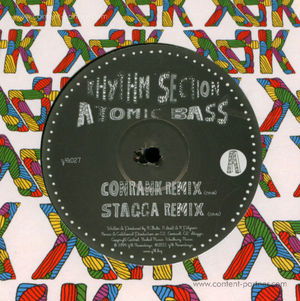 Cover for Rhythm Section · Atomic Bass (12&quot;) (2011)