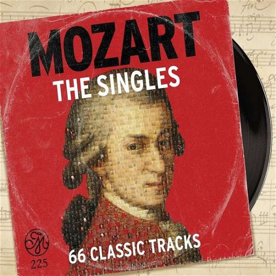 Cover for Wolfgang Amadeus Mozart · Mozart: the Singles - 66 Classic Tracks (CD) (2016)