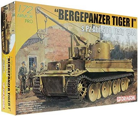Cover for Dragon · 1/72 Bergepanzer Tiger I W/Zimmerit (Leketøy)
