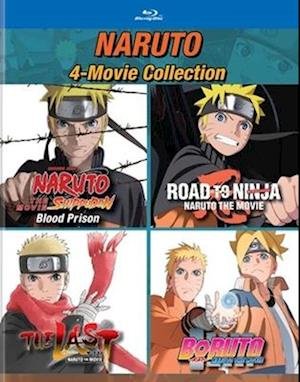 Naruto: 4-movie Collection - Naruto: 4-movie Collection - Filmy - VIZ - 0782009247104 - 4 sierpnia 2020