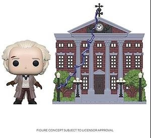 Back to the Future - Doc with Clock Tower - Funko Pop! Town: - Merchandise - FUNKO - 0889698469104 - 14. september 2020