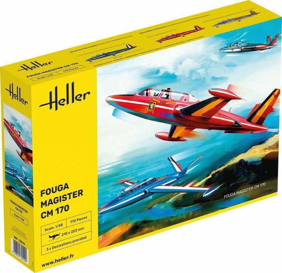 1/48 Fouga Magister Cm 171 (?/22) * - Heller - Merchandise - MAPED HELLER JOUSTRA - 3279510305104 - 