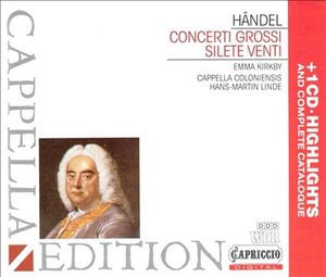 Cover for Georg Friedrich Handel  · Concerto Grosso Op 3 N.4 Hwv 315 (1715) (CD)