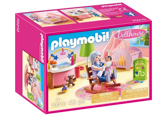 Cover for Playmobil · Playmobil 70210 Dollhouse Babykamer (Leketøy)