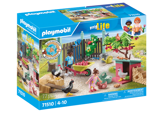 Cover for Playmobil · Playmobil My Life Kleine Kippenboerderij in de Tuin Van Het Kleine Huis - 71510 (Leketøy)