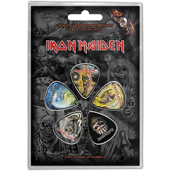 Cover for Iron Maiden · Iron Maiden Plectrum Pack: The Faces of Eddie (MERCH)
