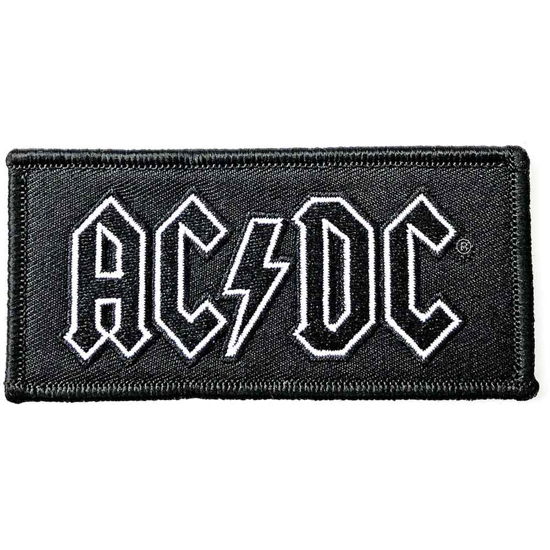 AC/DC Standard Woven Patch: Logo - AC/DC - Gadżety -  - 5056368600104 - 