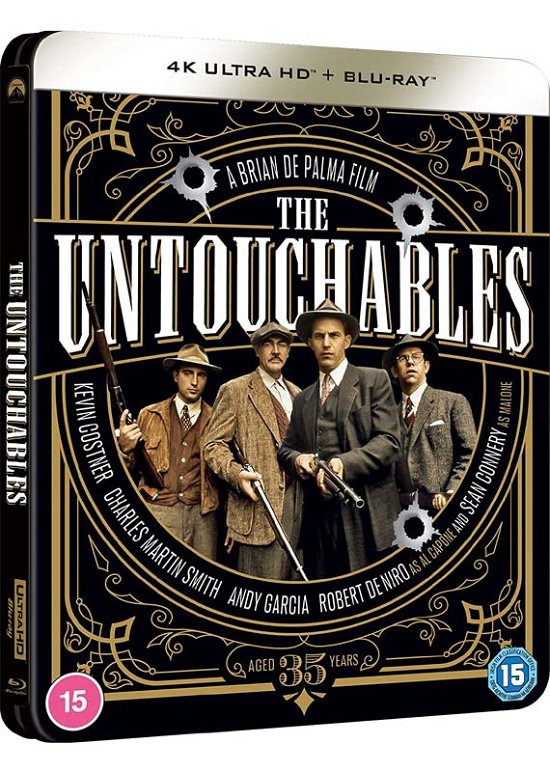 The Untouchables Limited Edition Steelbook - The Untouchables Uhd BD Steelbook - Elokuva - Paramount Pictures - 5056453203104 - lauantai 4. kesäkuuta 2022
