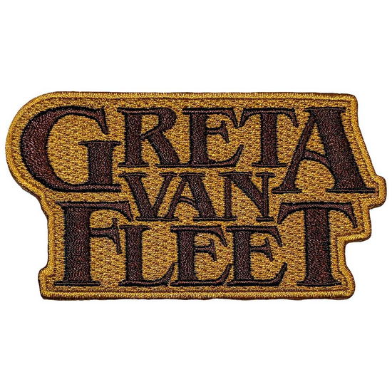 Greta Van Fleet Woven Patch: Amber Logo (Standard) - Greta Van Fleet - Merchandise -  - 5056737251104 - 