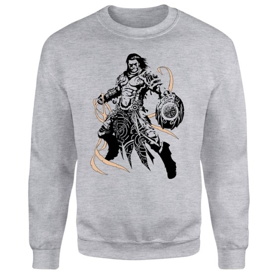 MTG - Gideon Character Art Sweatshirt - Grey - L - Magic the Gathering - Merchandise - MAGIC THE GATHERING - 5060452689104 - 