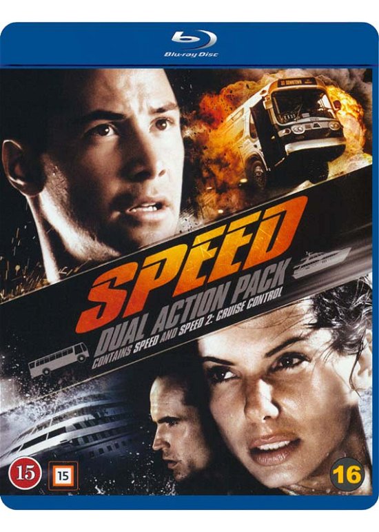 Cover for Speed / Speed 2: Cruise Control (Blu-ray) (2017)