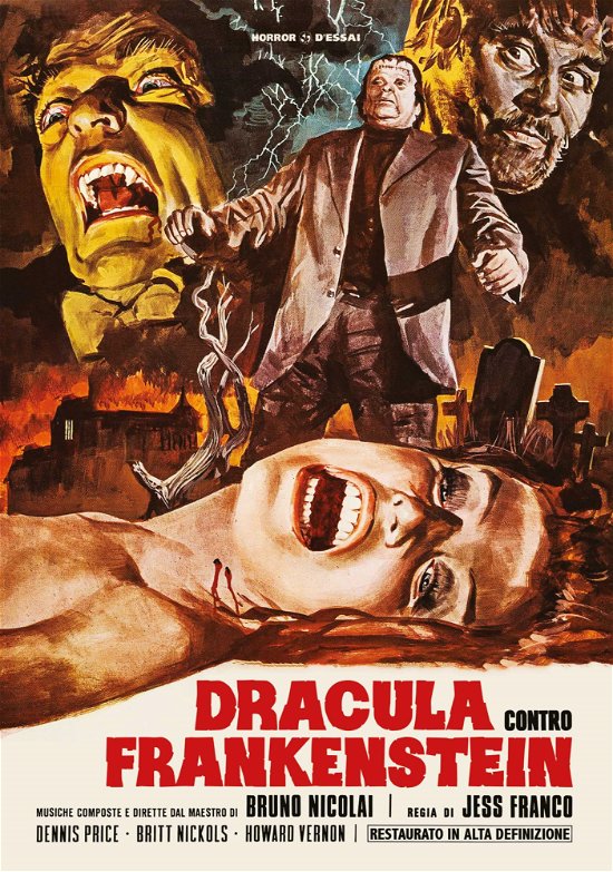 Dracula Contro Frankenstein (Restaurato In Hd) - Mary Francisdennis Pricehoward Vernon - Film -  - 8056351625104 - 11. januar 2023