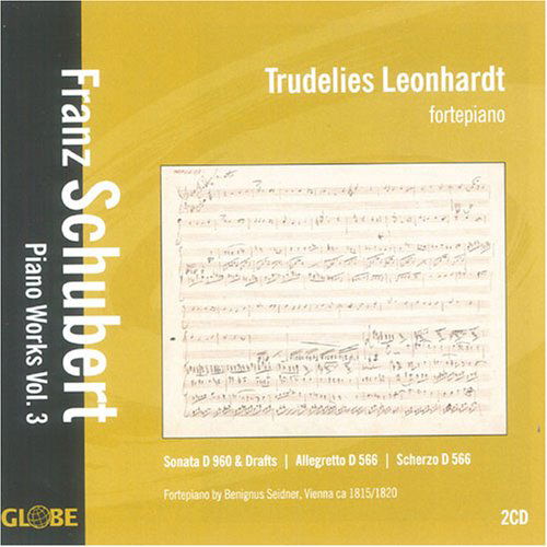 Piano Works 3 - Schubert - Muzyka - GLOBE - 8711525606104 - 13 października 2009