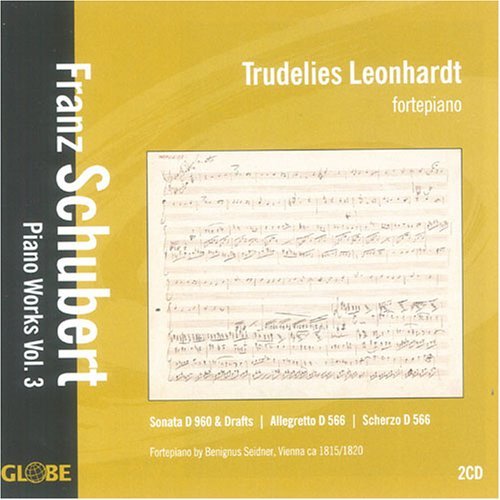 Piano Works 3 - Schubert - Music - GLOBE - 8711525606104 - October 13, 2009