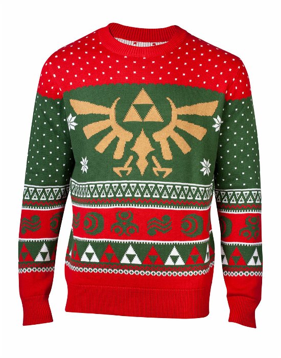 Cover for Nintendo: Legend Of Zelda (The) · Xmas In Hyrule Knitted Men's Sweater: S Jumpers M Multicolor (T-shirt)