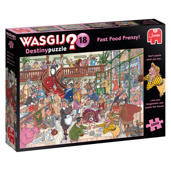 Destiny 18 - Fast Food Frenzy! (1000 Pieces) (1119801824) - Wasgij - Merchandise -  - 8721017601104 - 