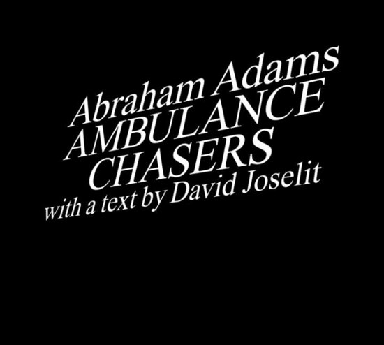 Cover for Abraham Adams · Ambulance Chasers (Paperback Book) (2022)