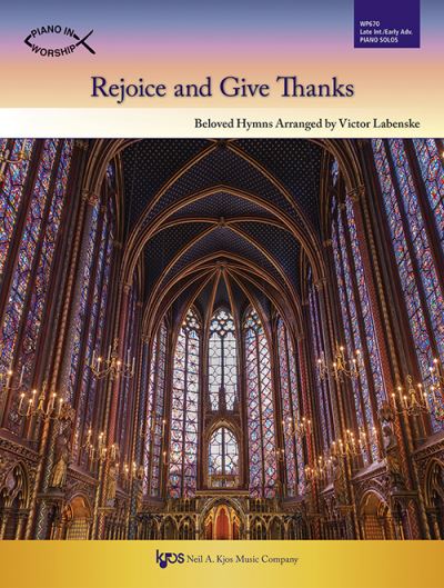 Cover for Rejoice and Give Thanks (Partituren) (2022)