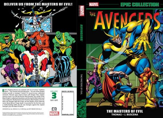 Cover for Roy Thomas · Avengers Epic Collection: Masters Of Evil (Paperback Book) (2017)