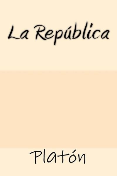 Cover for Platon · La Republica (Paperback Bog) [Spanish edition] (2017)