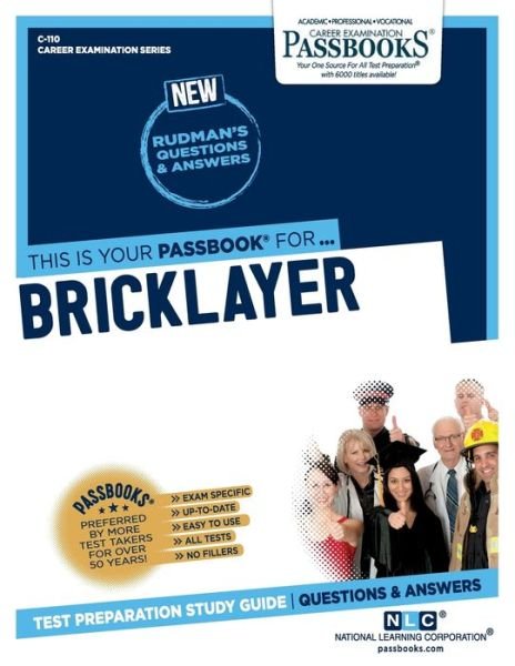 Cover for National Learning Corporation · Bricklayer (Paperback Bog) (2018)