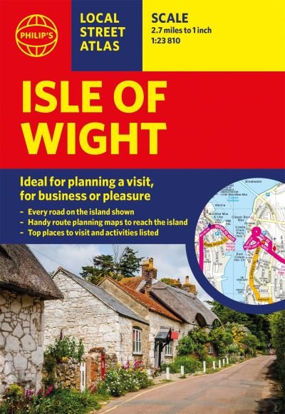 Cover for Philip's Maps · Philip's Isle of Wight Guide Book: Local Street Atlas - Philip's Red Books (Paperback Book) (2022)