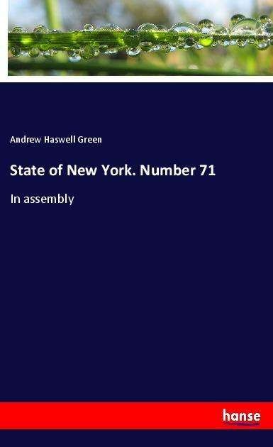 Cover for Green · State of New York. Number 71 (Book)