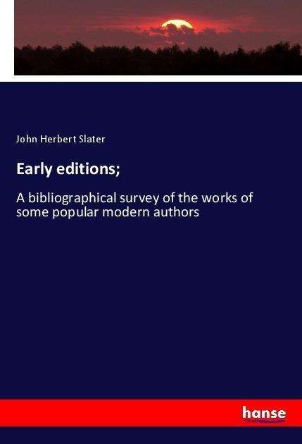 Cover for Slater · Early editions; (Book)