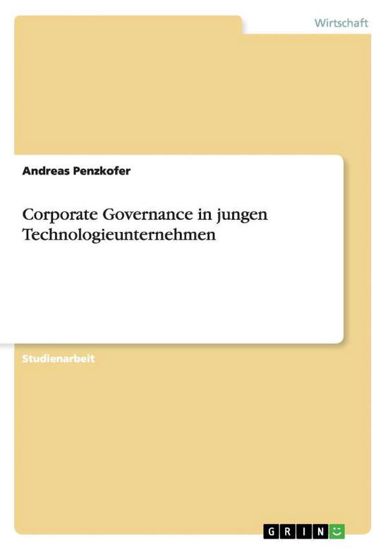 Cover for Penzkofer · Corporate Governance in junge (Book) [German edition] (2007)