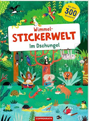 Cover for Mariana Ruiz Johnson · Wimmel-Stickerwelt  Im Dschungel (Book) (2024)