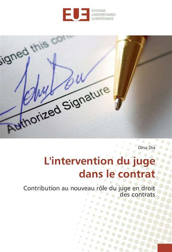 Cover for Dia · L'intervention du juge dans le cont (Bok)