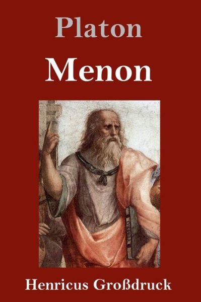 Cover for Platon · Menon (Grossdruck) (Hardcover bog) (2019)
